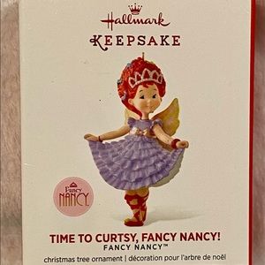 Hallmark Keepsake Time To Curtsy Fancy Nancy 2014 Christmas Tree Decor New